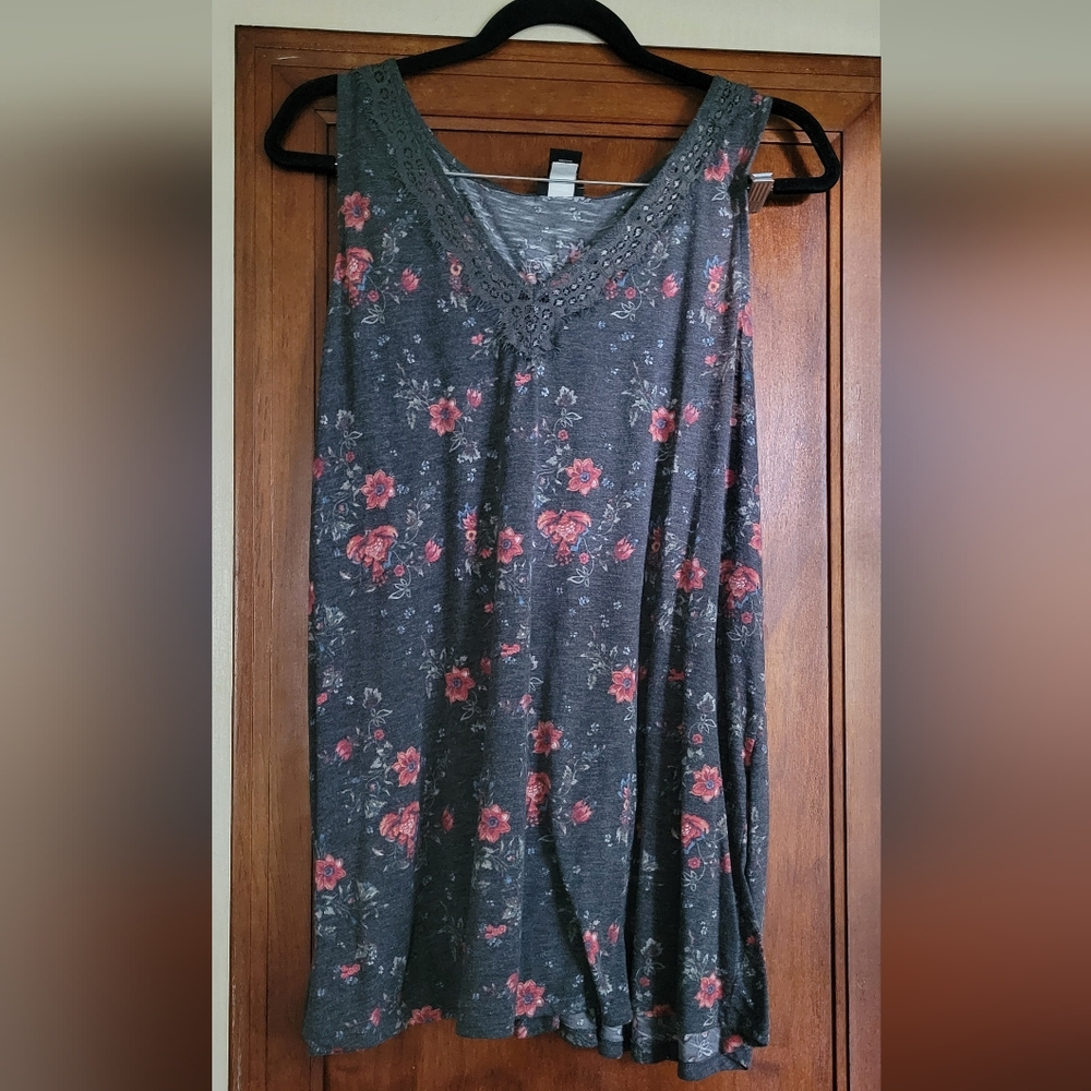 Torrid Blue A-Line Maxi Tank Top